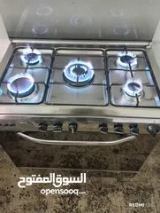  1 فرن غاز استعمال خفيف نظيف مع كفاله