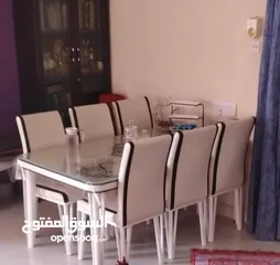  1 Dinning Table with 6 Chairs