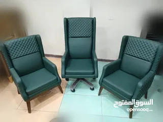  3 كراسي مدير ملوكي متوفر بعدة الوان