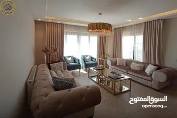  6 شقة فاخرة للبيع في خلدا - العوجانية  - طابق ثالث 185م مع روف 130م تشطيب سوبر ديلوكس