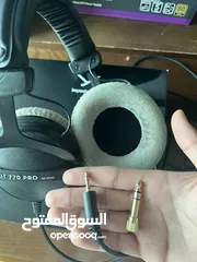  3 سماعة شبه جديدة Beyerdynamic dt 770 pro 80ohm