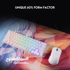  5 كيبورد ميكانيكي فانتيك Fantech Atom63 MK859 Mechanical Gaming Keyboard Arabic/English