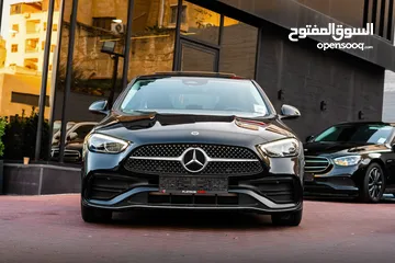  2 2022 Mercedes C180 – AMG Package – فتخة سقف – وارد المانيا