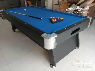  5 طاولة بلياردو خشب مقاس 8 قدم 240 سم ثقيل وزن عالي