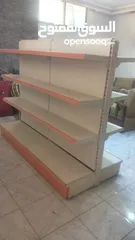  1 رفوف مزدوجة وسطية ورفوف حائطية عابدين للبيع
