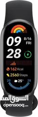  4 شاومي باند 9 الجديد بسعر ممتاز Xiaomi Smart mi Band 9 Midnight Black