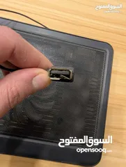  4 مروحه للاب توب وال بلايستيشن +ادابتر مخارج