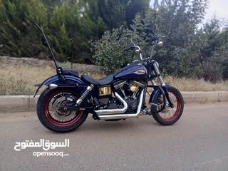  3 Harley Davidson street bob 2013.1700ccبحاله الوكاله