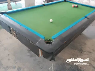  1 طاوله بلياردو تسعه قدم