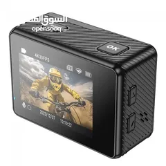  3 Hoco DV101 Action Camera HD (720p) Underwater (with Case) with WiFi with 3 inch Screen