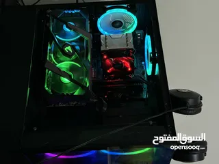  8 جهاز كمبيوتر كامل مع الشاشة للبيع Gaming pc for sale (Case)