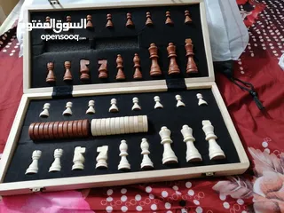  7 طاولة زهر +طاولة شطرنج 2×1شطرنج ودامه