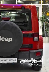  11 Jeep Wrangler Sahara ( 2014 Model ) in Red Color GCC Specs