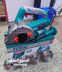  1 ماكينة قص حجر توتال ازميل مع ديسكات للقص
