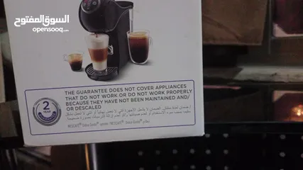  6 مكينة قهوة للبيع ماركة DOLCE GUSTO من  نسكافيه شبه جديده استعمال خفيف جدا بسعر مغري