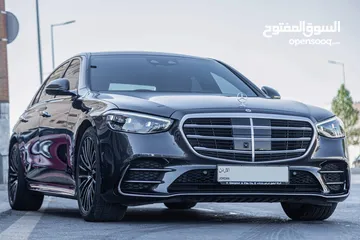  5 Mercedes S450 2022 Amg kit Mild hybrid 4matic    السيارة وارد الشركة و قطعت مسافة 64,000 كيلو