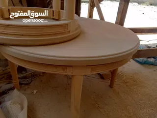 5 طاولات خشب زان