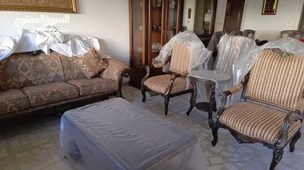  1 طقم صالون بحالة الجديد