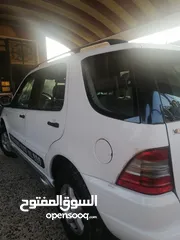  4 مارسيدس ML 320 موديل2001ml محمور3000