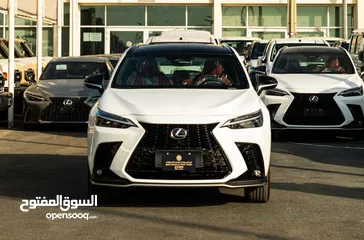  10 LEXUS NX350 F-SPORT 2024 GCC PANORAMA ZERO KM خليجي تقبل التصدير للسعودية و جميع الدول