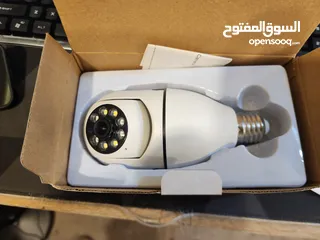  2 كاميرا على شكل لمبه (اضاءه)
