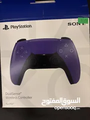  1 playstation 5 controller purple يد بلايستشن 5 باللون النهدي