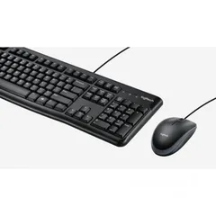  2 ماوس + كيبورد سلكي مكتبي معرب من شركة لوجيتيك أصلي LOGITECH MK120 USB DESKTOP WIRED KIT