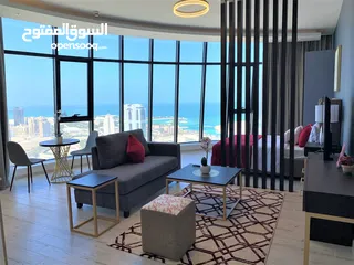  1 studio apartment at the top with sea view