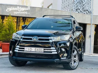  22 تويوتا هايلاندر هايبرد 2017   محرك 3500 cc  صنف ليمتد  6 مقاعد  اعلى صنف
