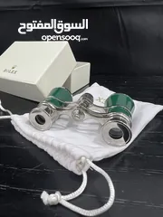  6 Rolex Green Opera Glasses Binoculars with Box & Pouch – Rare Collectible Accessory