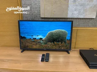  11 شاشه سامسونج 32 انش مع جهاز شاومي اندرويد