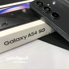  5 جهاز مستعمل ايام Samsung A54 5G رام 16 جيجا 256 أغراضة والكرتونه الأصلية متوفر توصيل بجلاتين