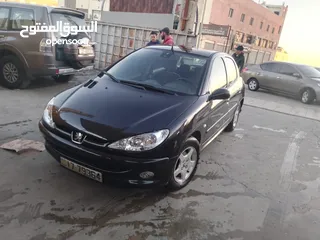  1 للبيع المستعجل بيجو 206 موديل 2007 فحص 7 جيد لون اسود