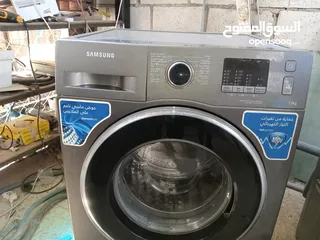  2 غسالة سامسونج Samsung eco Bubble         7 Kg           1400 دورة تنشيف       بحالة جيدة جدا