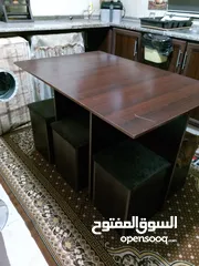  1 طاولة مطبخ