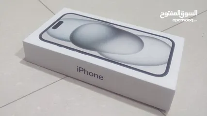  15 iPhone 15 (128GB/256GB) جديد  كفالة شرق اوسط لمدة عام من تاريخ الشراء الجهاز  يوجد بكج اصلي