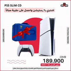  1 بلايستيشن 5 سليم CD + هديه