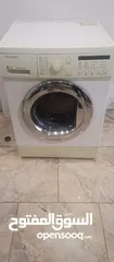  1 غسالة دايو 8 كيلو