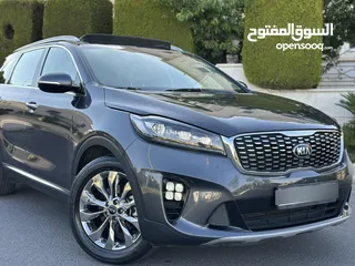  3 KIA SORENTO (SX) 2019 وارد الوكالة قاطع  مسافة 80 الف كم فل كامل اعلى صنف فحص كامل