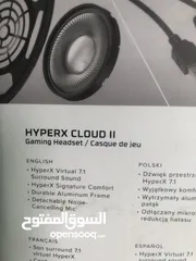  3 سماعة HYPERX CLOUD II جديدة السعر حرق مش هتلاقي نفس السعر  اسم الماركة:HYPERX