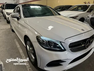  3 Mercedes C300 COUPE 2017 بانوراما بحالة ممتازة