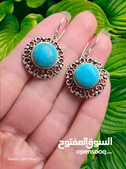  6 فضة عيار 925 انتيكا مع احجار كريمة