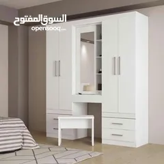  6 خزائن ملابس كفاله 5سنوات طابق واحد مع إمكانية تغير الون والمقاس