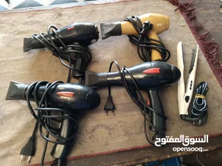  4 سشوار ايطالي عدد 4 و ستريت