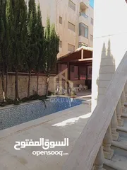  12 شقة أرضية طابقية 350م بتشطيبات راقية في أجمل مناطق عبدون / ref 3021