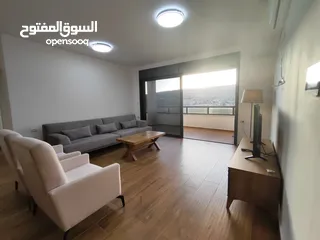  4 شقة مع حديققققة فخمه جديده مفروشة للإيجار في عين منجد