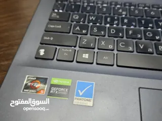  3 جهاز لابتوب من نوع ASUS Vivobook Pro 15 مناسب للتصميم، البرمجة والألعاب.