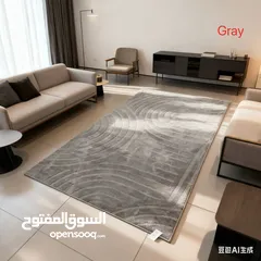  1 سجاد شتوي حفر فرو الأرنب ثقيل غير قابل للانزلاق  فخامة ناعمة بتكمّل شتاءك