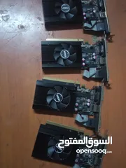  1 كروت شاشة   R7 240 2gb و gt 710