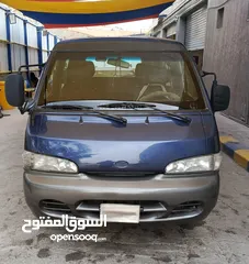  1 باص هيونداي H-100 مستعمل موديل 2001 ماتور 27 للبيع